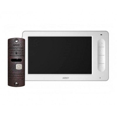 Комплект видеодомофона Arny AVD-7005 (белый/медный)