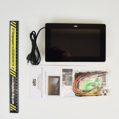 Комплект Wi-Fi відеодомофонa 7" ATIS AD-770FHD/T-Black з підтримкою Tuya Smart + AT-400HD Black