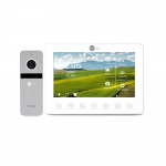 Комплект видеодомофона Neolight NeoKIT HD+ Silver: видеодомофон 7" с детектором движения и 2 Мп видеопанель