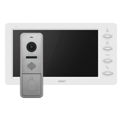 Комплект видеодомофона Arny AVD-7842 white+silver