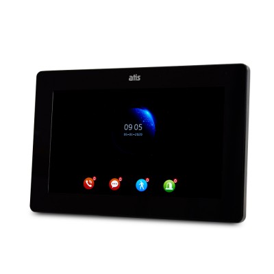 Комплект відеодомофона ATIS AD-770FHD Black + AT-400HD Silver
