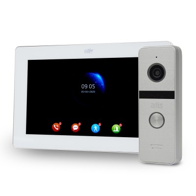Комплект відеодомофона ATIS AD-770FHD White + AT-400HD Silver