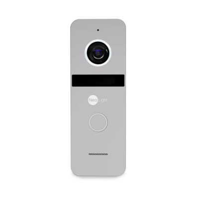 Комплект відеодомофона Neolight NeoKIT FHD Pro Silver: відеодомофон 7" з детектором руху і 2 Мп відеопанель Комплект відеодомофона Neolight NeoKIT FHD Pro Silver: відеодомофон 7" з детектором руху і 2 Мп відеопанель