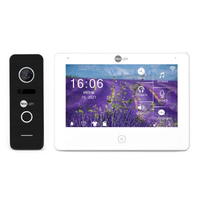 Комплект відеодомофона Neolight NeoKIT HD Pro WF Black: відеодомофон 7 Комплект відеодомофона Neolight NeoKIT HD Pro WF Black: відеодомофон 7