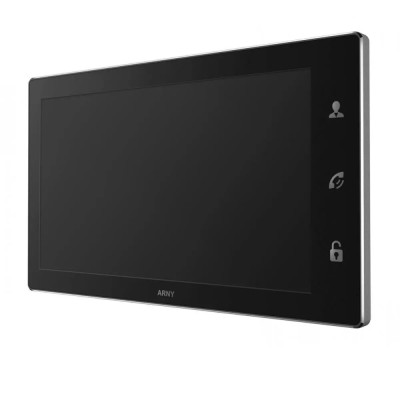 Відеодомофон 10" Arny AVD-1040 (2Mpx) PiP black IPS з детектором руху і записом відео Відеодомофон 10" Arny AVD-1040 (2Mpx) PiP black IPS з детектором руху і записом відео