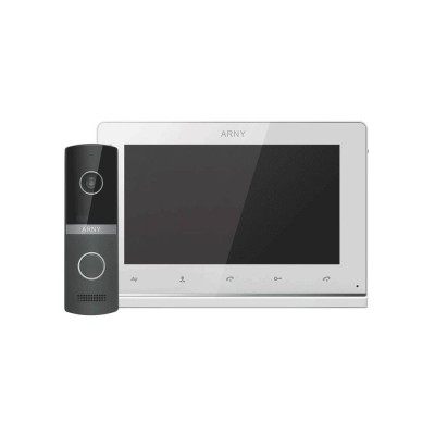 Видеодомофон Arny AVD-7123 (2Mpx) TFT white+graphite