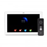 Комплект видеодомофона ATIS AD-1070FHD/T White с поддержкой Tuya Smart + AT-400FHD Black