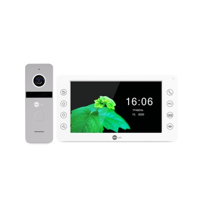 Комплект відеодомофона Neolight KAPPA HD / Solo FHD Silver: відеодомофон 7 Комплект відеодомофона Neolight KAPPA HD / Solo FHD Silver: відеодомофон 7