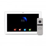 Комплект видеодомофона ATIS AD-1070FHD White + AT-400FHD Silver