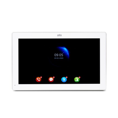 Комплект ATIS AD-1070FHD/T White з підтримкою Tuya Smart + AT-400FHD Silver