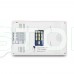 Комплект Wi-Fi видеодомофона 7" ATIS AD-770FHD/T-White с поддержкой Tuya Smart + AT-400FHD Silver