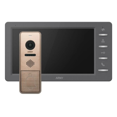 Комплект видеодомофона Arny AVD-7842 graphite+bronze