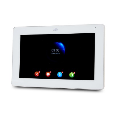 Комплект Wi-Fi видеодомофона 7" ATIS AD-770FHD/T-White с поддержкой Tuya Smart + AT-400HD Gold
