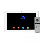 Комплект відеодомофона ATIS AD-1070FHD White + AT-400HD Silver