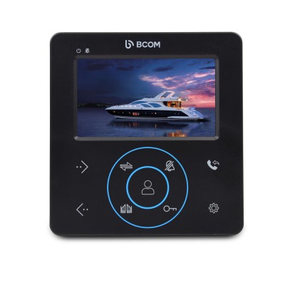 Комплект відеодомофону BCOM BD-480M Black Kit