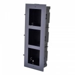 Врізна монтажна рамка Hikvision DS-KD-ACF3/Plastic для встановлення панелей виклику