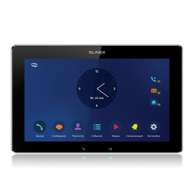 IP-видеодомофон Slinex Mira (черный) IP-видеодомофон Slinex Mira (черный)