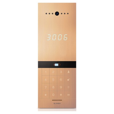 Вызывная видеопанель Slinex Sitara (gold) для IP-домофонов Вызывная видеопанель Slinex Sitara (gold) для IP-домофонов