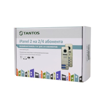 Відеопанель Tantos iPanel 2 Metal 4 аб.