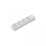 Колодка Ne-Ad (3019-К) 4 гнізда без заземлюючого контакту Колодка Ne-Ad (3019-К) 4 гнізда без заземлюючого контакту