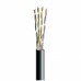 Кабель витая пара ЗЗЦМ UTP кат.5e, 4х2х24 AWG бухта 500 м (медь, наружный)