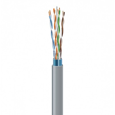 Кабель витая пара ЗЗЦМ FTP кат.5e, 4х2х24 AWG бухта 305 м (медь, внутренний)