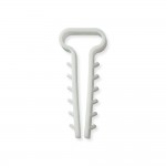 Дюбель-хомут ёлочка Relfix 14 x 6 мм (100 шт/уп) белый