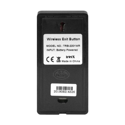 Кнопка накладная беспроводная Trinix TRB-2201WR для автономного замка TRL-2201WR Кнопка накладная беспроводная Trinix TRB-2201WR для автономного замка TRL-2201WR