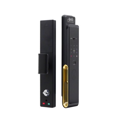 Замок биометрический автономный Trinix TRL-8802BTV Black с WiFi, распознаванием лиц, считывателем отпечатков пальцев и карт Mifare Замок биометрический автономный Trinix TRL-8802BTV Black с WiFi, распознаванием лиц, считывателем отпечатков пальцев и карт Mifare