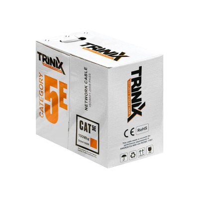 Кабель вита пара FTP CAT5E CU 0.5mm PVC Indoor Trinix 305m Кабель вита пара FTP CAT5E CU 0.5mm PVC Indoor Trinix 305m