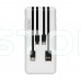 Повербанк 10000mAh Power Bank Kraft KPB-1110W White беспроводная зарядка Повербанк 10000mAh Power Bank Kraft KPB-1110W White беспроводная зарядка