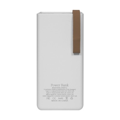 Повербанк 50000mAh Power Bank Kraft KPB-2350FCL White 22.5W QC3.0 LED-фонарь Повербанк 50000mAh Power Bank Kraft KPB-2350FCL White 22.5W QC3.0 LED-фонарь