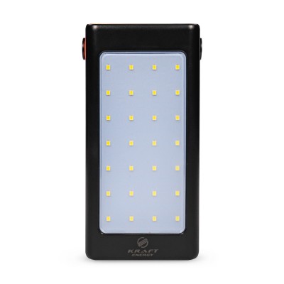 Повербанк 70000mAh Power Bank Kraft KPB-2470FCL Black 22.5W QC3.0 LED-фонарь