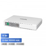 Источник бесперебойного питания DC UPS Trinix TRX-MUPS-1748 PoE (10000mAh) 5V/9V/12V/24V/48V/PoE 1Gbps, Li-ion 4*2.5Ah Источник бесперебойного питания DC UPS Trinix TRX-MUPS-1748 PoE (10000mAh) 5V/9V/12V/24V/48V/PoE 1Gbps, Li-ion 4*2.5Ah