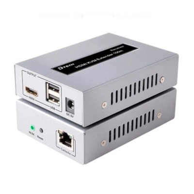 Удлинитель видеосигнала HDMI 50m Dtech DT-7054 USB 2.0 with IR Удлинитель видеосигнала HDMI 50m Dtech DT-7054 USB 2.0 with IR