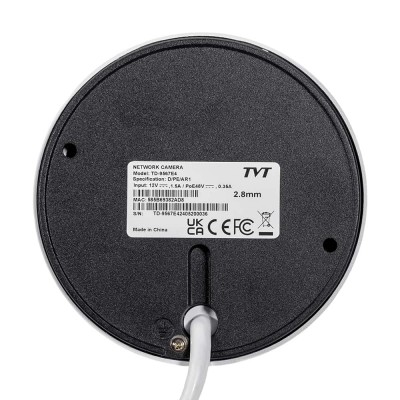 IP-відеокамера 6Mp TVT TD-9567E4(D/PE/AR1) White f=2.8mm з 2 мікрофонами