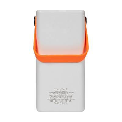 Повербанк 90000mAh Power Bank Kraft KPB-2490FCL White 22.5W QC3.0 LED-фонарь