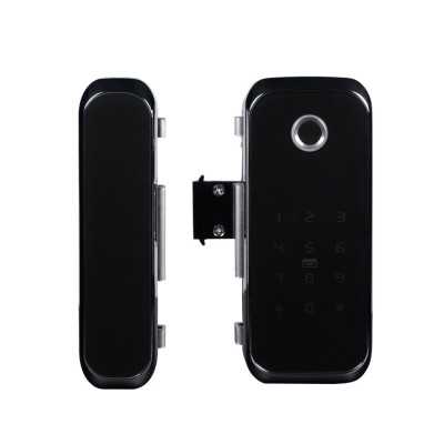 Замок биометрический автономный на стеклянную дверь Trinix TRL-3306BTG с Bluetooth, считывателем отпечатков пальцев и карт Mifare Замок биометрический автономный на стеклянную дверь Trinix TRL-3306BTG с Bluetooth, считывателем отпечатков пальцев и карт Mifare