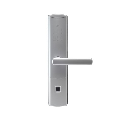 Замок биометрический автономный Trinix TRL-5111BTF Silver Right с Bluetooth, считывателем отпечатков пальцев и карт Mifare Замок биометрический автономный Trinix TRL-5111BTF Silver Right с Bluetooth, считывателем отпечатков пальцев и карт Mifare