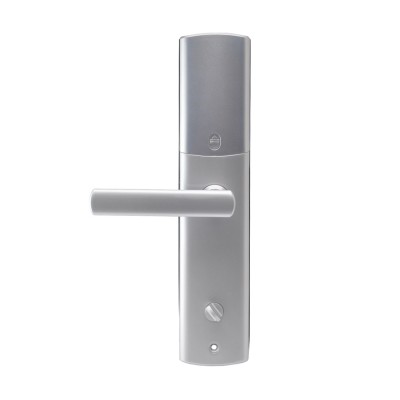 Замок біометричний автономний Trinix TRL-5111BTF Silver Right з Bluetooth, зчитувачем відбитків пальців і карт Mifare