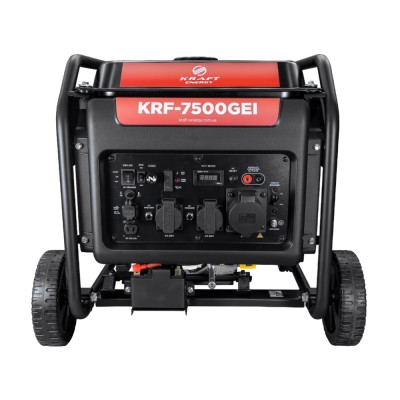 Генератор инверторный бензиновый 7 кВт Kraft KRF-7500GEI Генератор инверторный бензиновый 7 кВт Kraft KRF-7500GEI