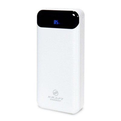 Повербанк 10000mAh Power Bank Kraft KPB-2010FC White 22.5W QC3.0 Повербанк 10000mAh Power Bank Kraft KPB-2010FC White 22.5W QC3.0