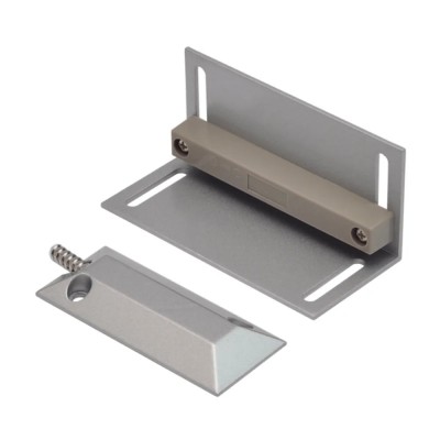 Датчик відчинення магнітоконтактний накладний Trinix СМК 42МК (N) Silver на металеві поверхні Датчик відчинення магнітоконтактний накладний Trinix СМК 42МК (N) Silver на металеві поверхні