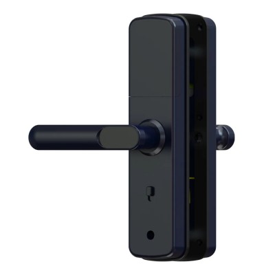 Замок біометричний автономний Trinix TRL-5204BTF Black з Bluetooth, зчитувачем відбитків пальців і карт Mifare