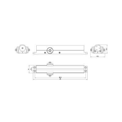 Дверной доводчик Dortec DT-916 Дверной доводчик Dortec DT-916