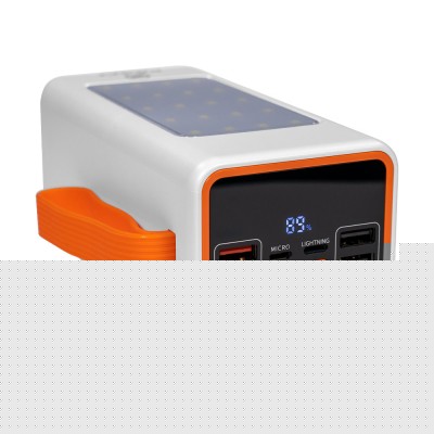 Повербанк 50000mAh Power Bank Kraft KPB-2450FCL White 22.5W QC3.0 LED-фонарь