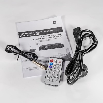 Мікшуючий підсилювач CMX DA-240MW, 6 зон, Wi-Fi, 19'' Мікшуючий підсилювач CMX DA-240MW, 6 зон, Wi-Fi, 19''