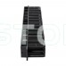 Кабельный организатор Trinix TRX-1U/CM-HP Black horizontal горизонтальный пластиковый на 12 портов для коммутационного шкафа 19"