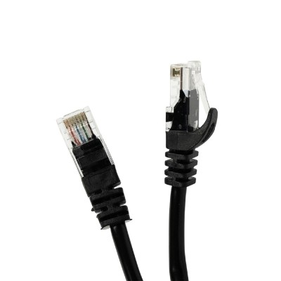 Патч-корд сетевой Trinix UTP, RJ-45, CAT.5 5m Black