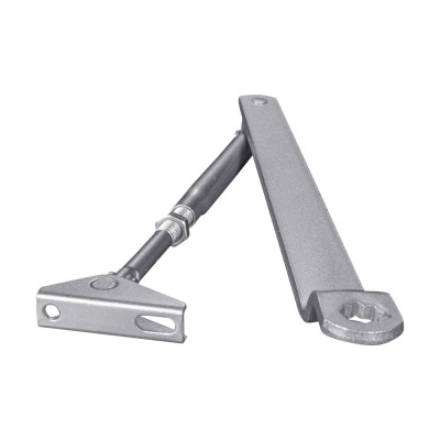 Колено для доводчиков Dortec DT65ARM Silver с фиксацией дверей в открытом положении